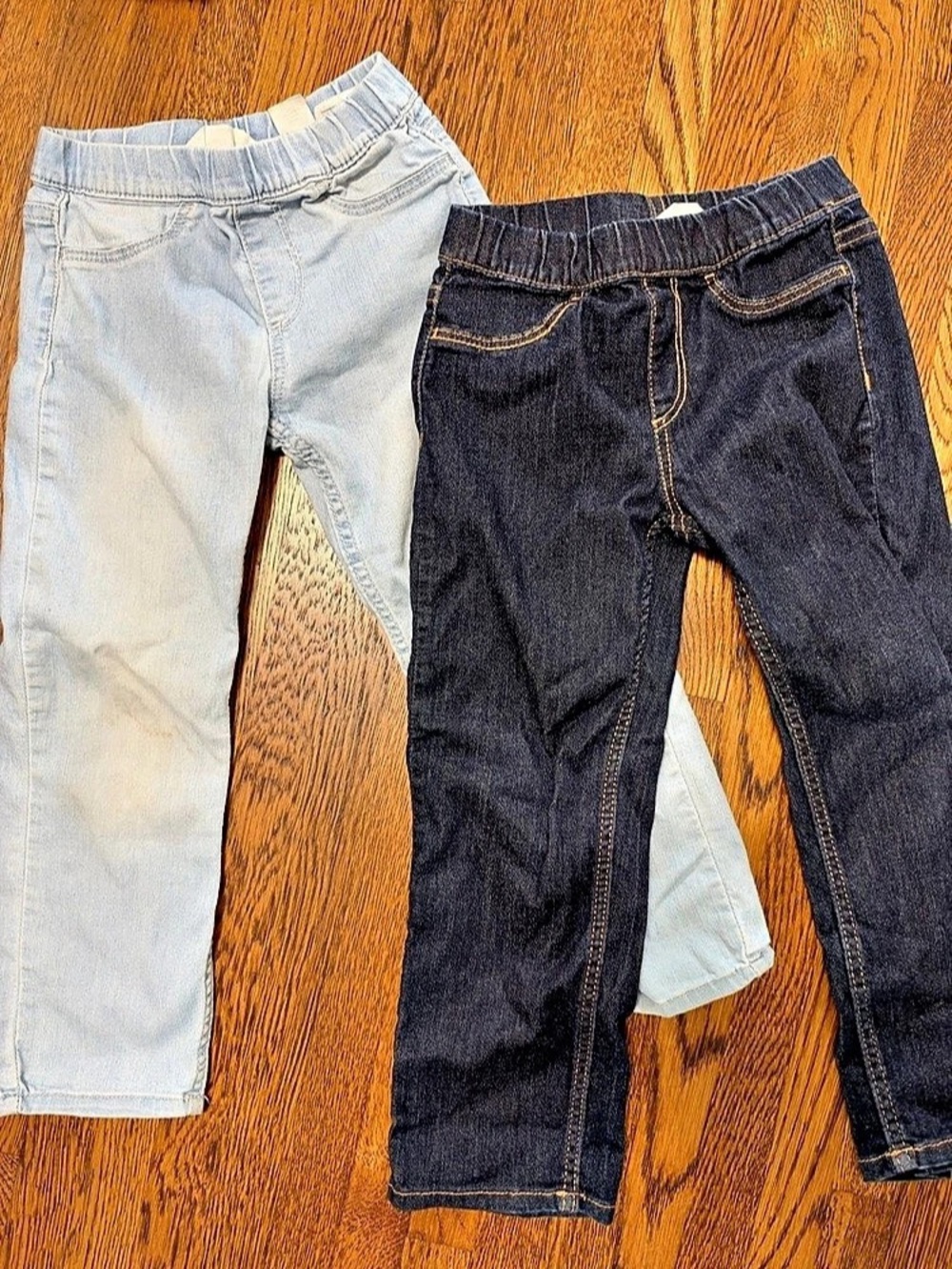 H&M Kids Blue Pull-On Denim Jeggings